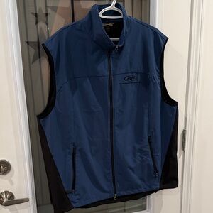 Men's Blue and Black Vest by [Brand]